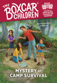 Book cover for Mystery at Camp Survival