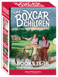 Book cover for The Boxcar Children Mysteries Boxed Set 13-16