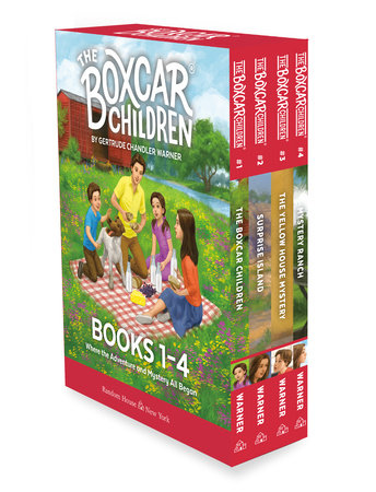 The Boxcar Children Mysteries Boxed Set 1-4 by Gertrude Chandler Warner:  9780807508541 | PenguinRandomHouse.com: Books