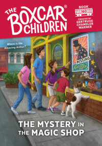 Book cover for The Mystery in the Magic Shop