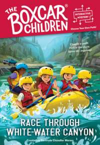 Book cover for Race through White-Water Canyon