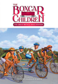 Book cover for The Great Bicycle Race Mystery