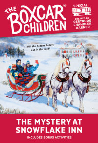 Book cover for The Mystery at Snowflake Inn