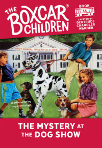 Book cover for The Mystery at the Dog Show