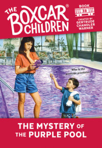 Book cover for The Mystery of the Purple Pool