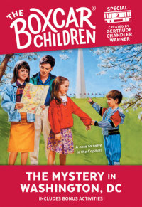 Book cover for The Mystery in Washington D.C.