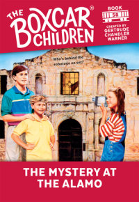 Book cover for The Mystery at the Alamo