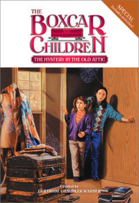Book cover for The Mystery in the Old Attic