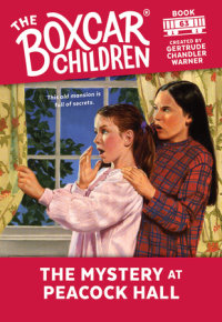 Book cover for The Mystery at Peacock Hall