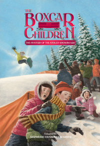 Book cover for The Mystery of the Stolen Snowboard