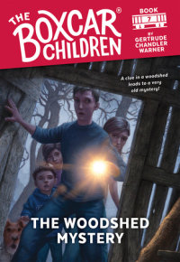 Book cover for The Woodshed Mystery
