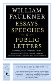 Essays, Speeches & Public Letters 