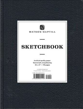 Large Sketchbook (Black) by Watson-Guptill: 9780823005192