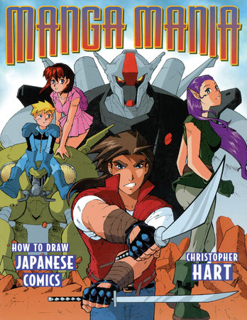 Anime Mania + How to Draw Manga by Hart & Coope Japanese Animation books