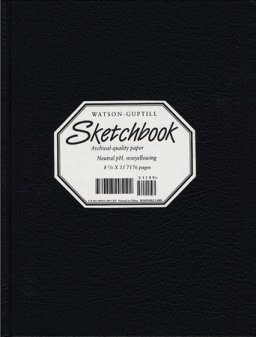 Large Sketchbook (Lizard, Black)