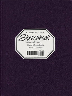 Large Sketchbook (Kivar, Blackberry)