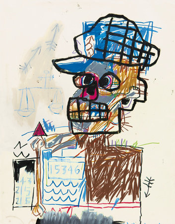 Jean-Michel Basquiat Drawing