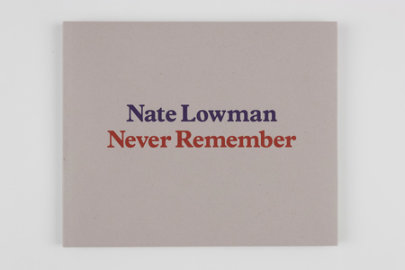 Nate Lowman - Text by Paul Alexander