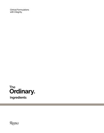 The Ordinary