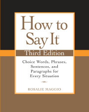 How to Say It, Third Edition 