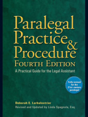 Paralegal Practice & Procedure Fourth Edition 