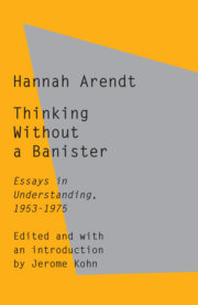 Thinking Without a Banister 