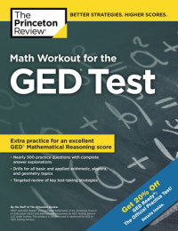 Book cover for Math Workout for the GED Test