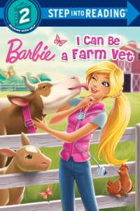 Book cover for I Can Be a Farm Vet (Barbie)