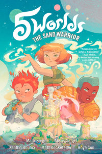 Book cover for 5 Worlds Book 1: The Sand Warrior