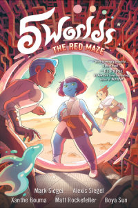 Book cover for 5 Worlds Book 3: The Red Maze