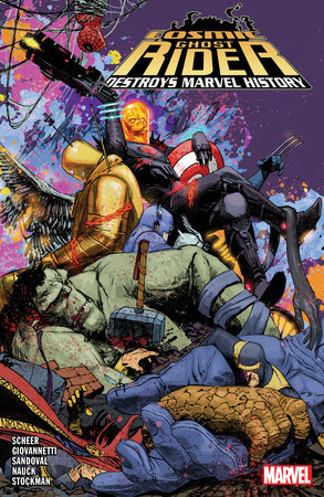 Couverture : Cosmic Ghost Rider Destroys Marvel History