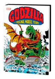 GODZILLA: THE ORIGINAL MARVEL YEARS OMNIBUS HERB TRIMPE WAR OF THE GIANTS COVER [DM ONLY]