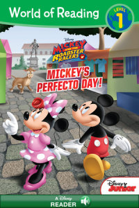 Book cover for World of Reading Mickey and the Roadster Racers: Mickey\'s Perfecto Day-Level 1 Reader
