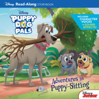 Book cover for Puppy Dog Pals Read-Along Storybook: Adventures in Puppy-Sitting