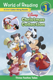 World of Reading: Disney Christmas Collection 3-in-1 Listen-Along Reader-Level 1 