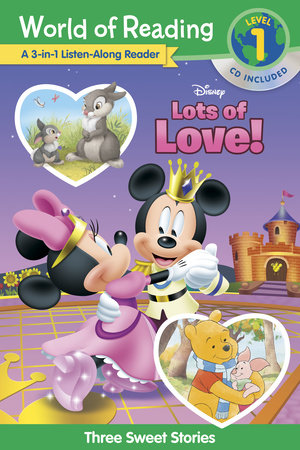 World of Reading: Disney's Lots of Love Collection 3-in-1 Listen Along  Reader-Level 1