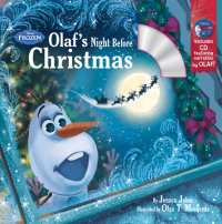 Book cover for Olaf\'s Night Before Christmas Book & CD