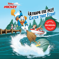 Book cover for Mickey and the Roaster Racers: Catch that Fish! / ¡Atrapa ese pez! (English-Spanish)