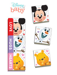 Book cover for Disney Baby: Love, Hugs, Hearts