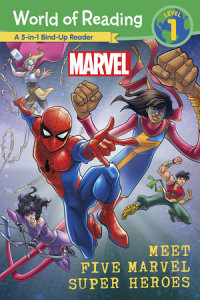 Book cover for World of Reading: Meet Five Marvel Super Heroes