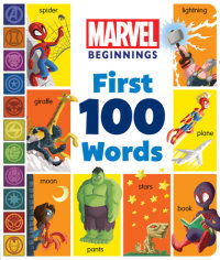 Book cover for Marvel Beginnings: First 100 Words