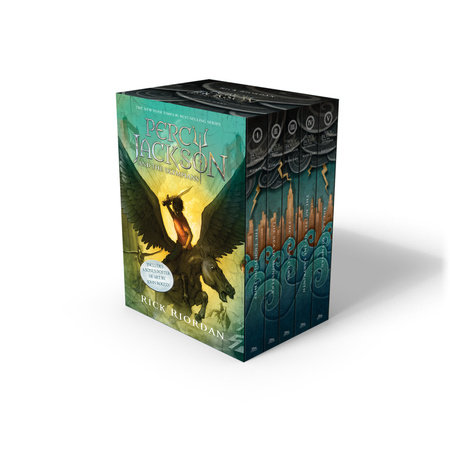 Percy Jackson and the Olympians 5 Book Paperback Boxed Set (w/poster) by  Rick Riordan: 9781368098045