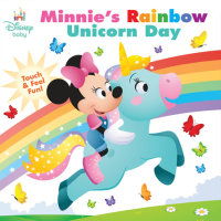 Book cover for Disney Baby: Minnie\'s Rainbow Unicorn Day
