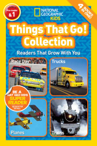 Cover of Things That Go! Collection (National Geographic Kids Readers, Levels Pre-Reader & 1) cover