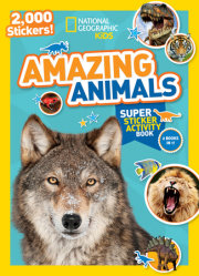 National Geographic Kids Amazing Animals Super Sticker Activity Book-Special Sales Edition 