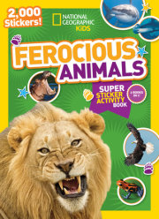 National Geographic Kids Ferocious Animals Super Sticker Activity Book 