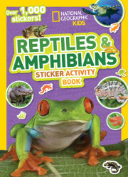 National Geographic Kids Reptiles and Amphibians Sticker Activity Book 