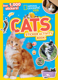 Book cover for National Geographic Kids Cats Sticker Activity Book