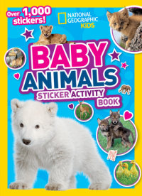 Book cover for National Geographic Kids Baby Animals Sticker Activity Book