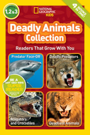 National Geographic Kids 10 Book Set (Lvl 1-dinosaurs, Meetkats, Frogs,  Polar Bears, Ponies; Lvl 2-dolphins, Sharks, Snakes, Weird Sea Creatures